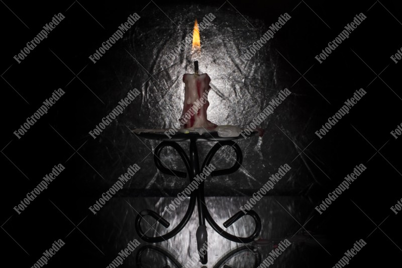 Burning candle