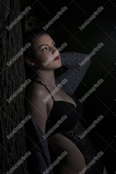 Portrait of a beautiful young woman