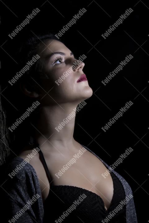 Outdoor portrait of a young woman