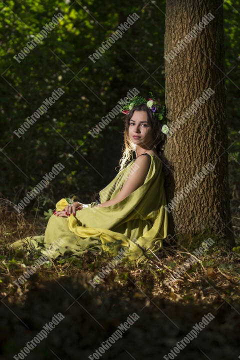 Fairy portrait of young woman