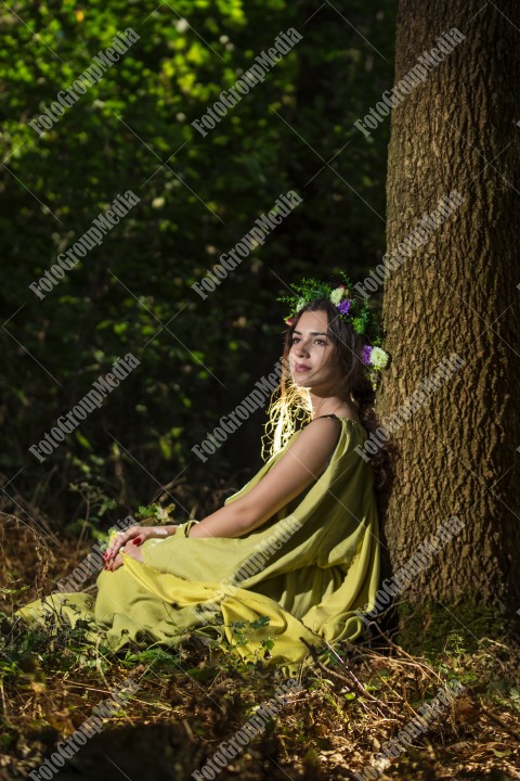 Fairy portrait of young woman