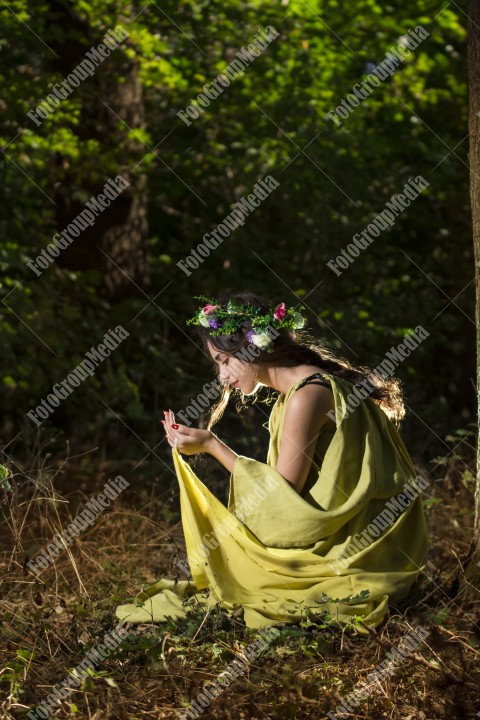 Fairy portrait of young woman