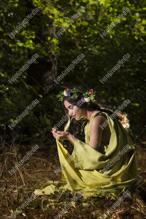 Fairy portrait of young woman