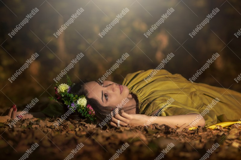 Fairy portrait of young woman