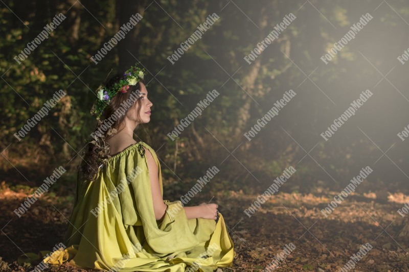 Fairy portrait of young woman