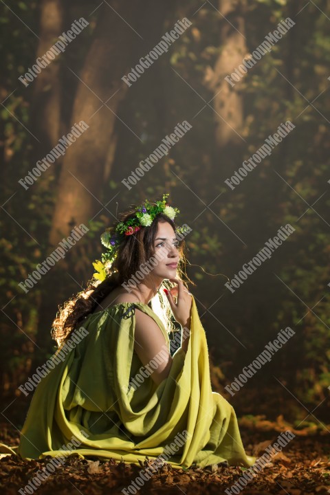 Fairy portrait of young woman