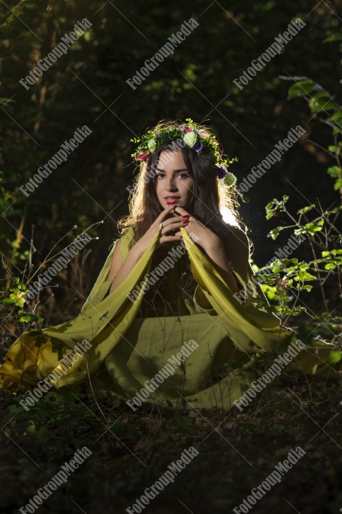 Fantasy fairytale beautiful woman