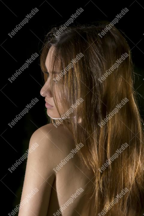 Romantic portrait of a beautiful woman