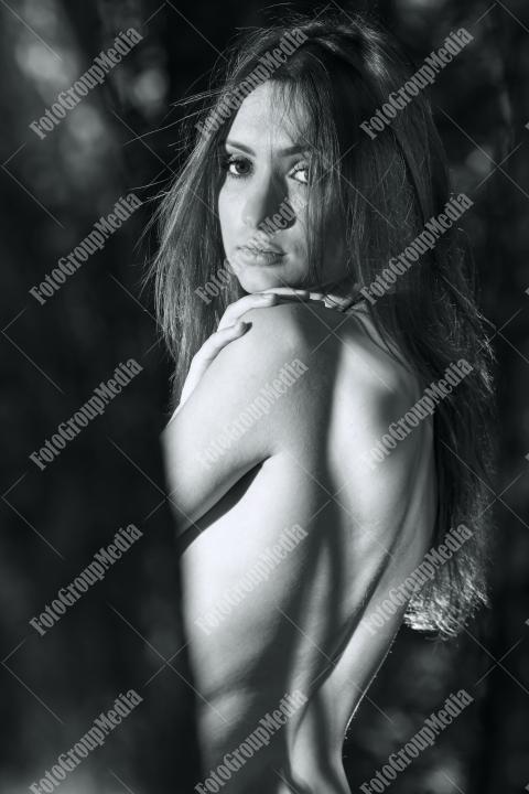 Romantic portrait of a beautiful woman