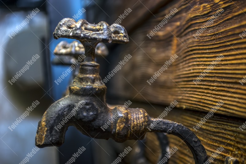 Old faucet,decoration
