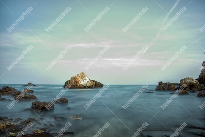 Black Sea shore at Tyulenovo, Bulgaria