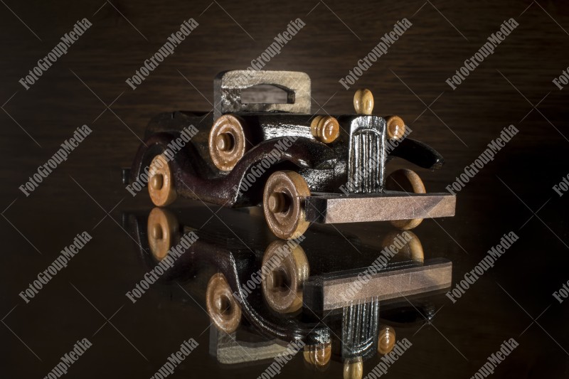 Wood toy car