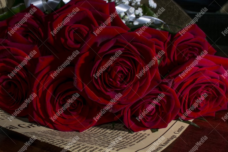 Red roses bouquet