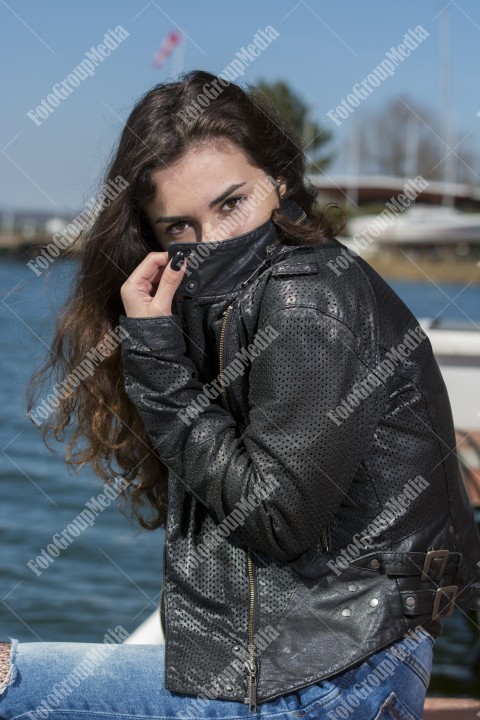 Outdoor portrait of a young lady