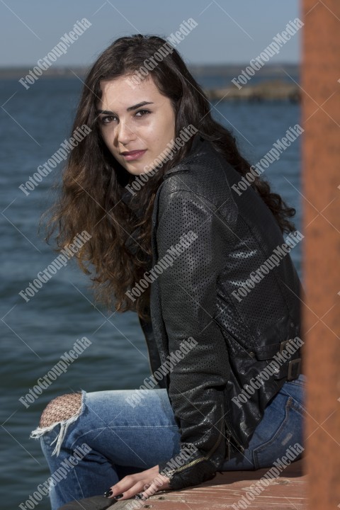 Outdoor portrait of a young lady
