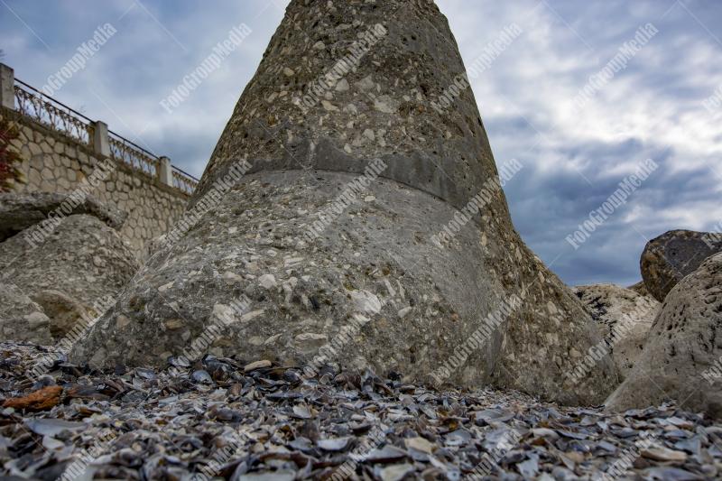 Black Sea , Romanian shore