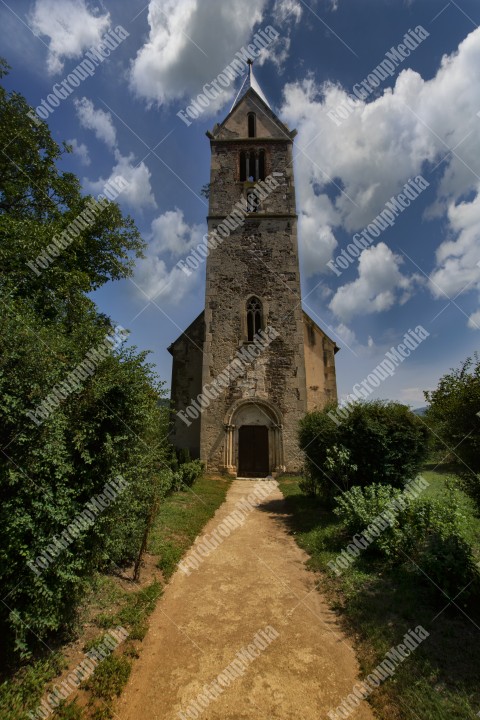 The Reformed-Calvinist Church Sântămărie Orlea, Transylvania, Romania