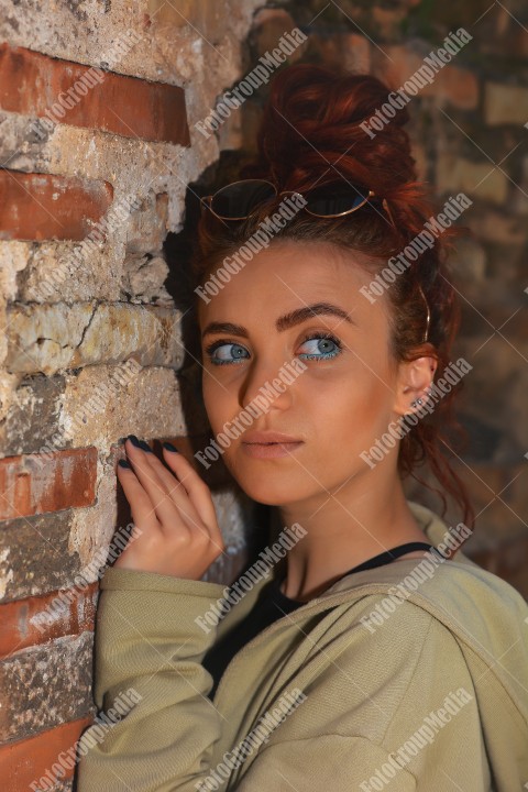 Young redhead portrait