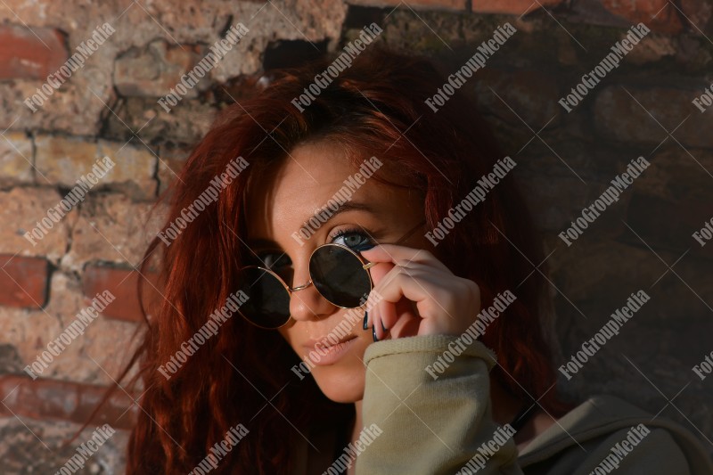 Young redhead portrait