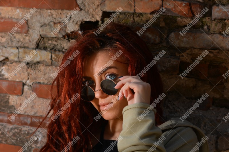 Young redhead portrait