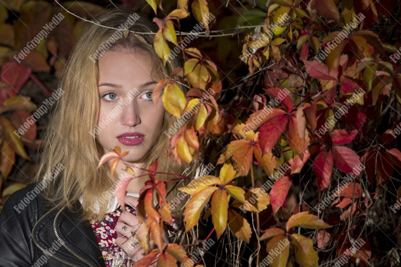 Romantic portrait of a beautiful young woman