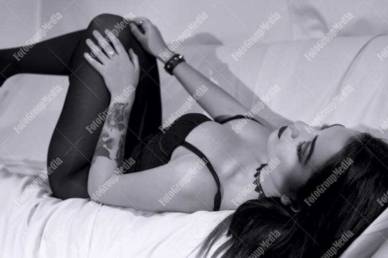 A striking portrait of a confident woman