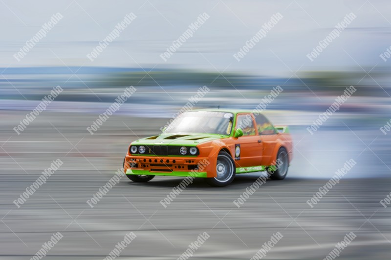 Motion blur Car drifting