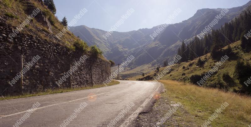 Transfagarasan Road, panoramic view